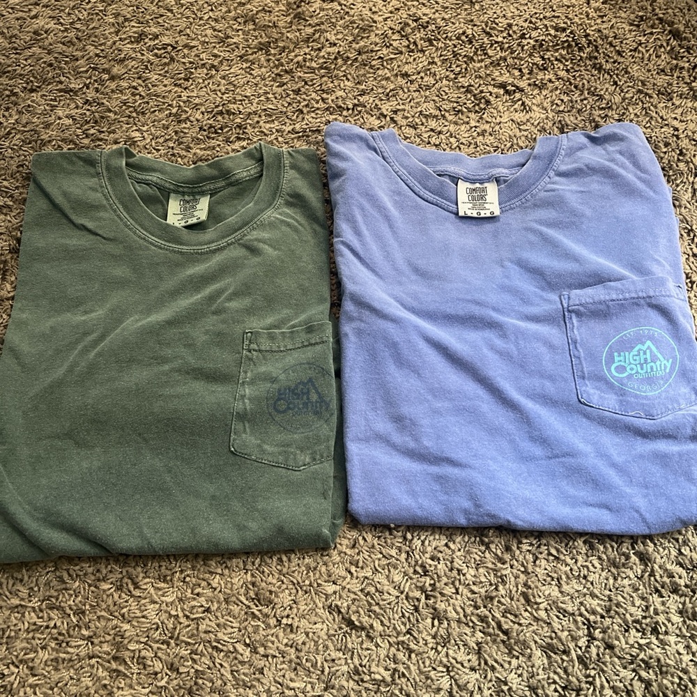 Two High country outfitters Georgia t shirts